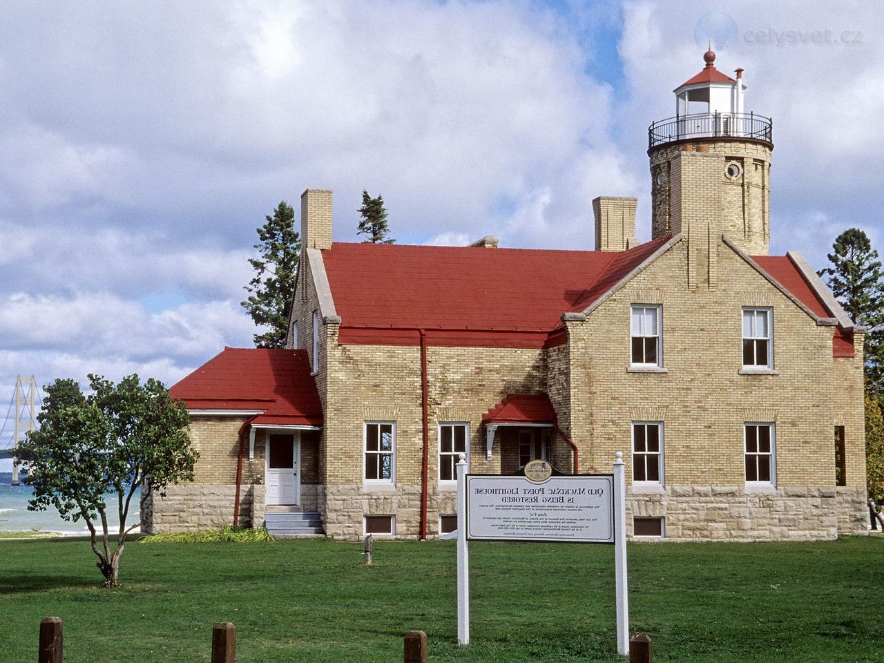 Foto: Old Mackinac Point Lighthouse, Cheboygan County, Michigan