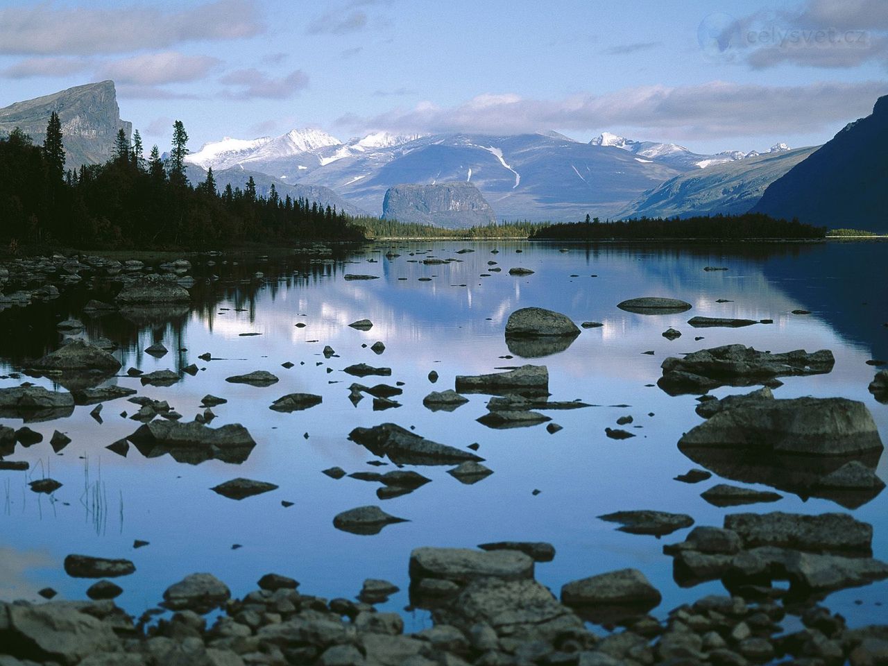 Foto: Laitaure Lake, Sarek National Park, Sweden