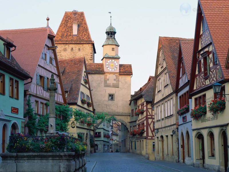 Foto: Rothenburg Ob Der Tauber, Bavaria, Germany