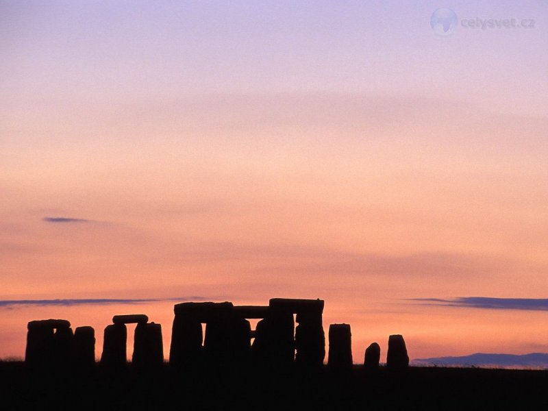 Foto: Stonehenge At Sunset, Wiltshire, England