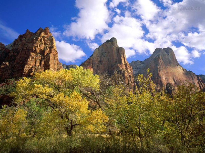 Foto: Three Patriarchs, Zion National Park, Utah